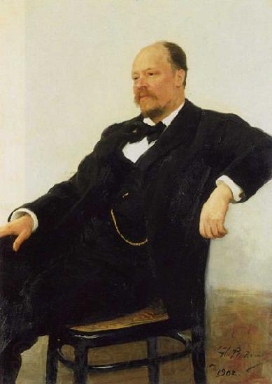 Ilya Yefimovich Repin Portrait of the composer Anatoly Konstantinovich Lyadov Germany oil painting art